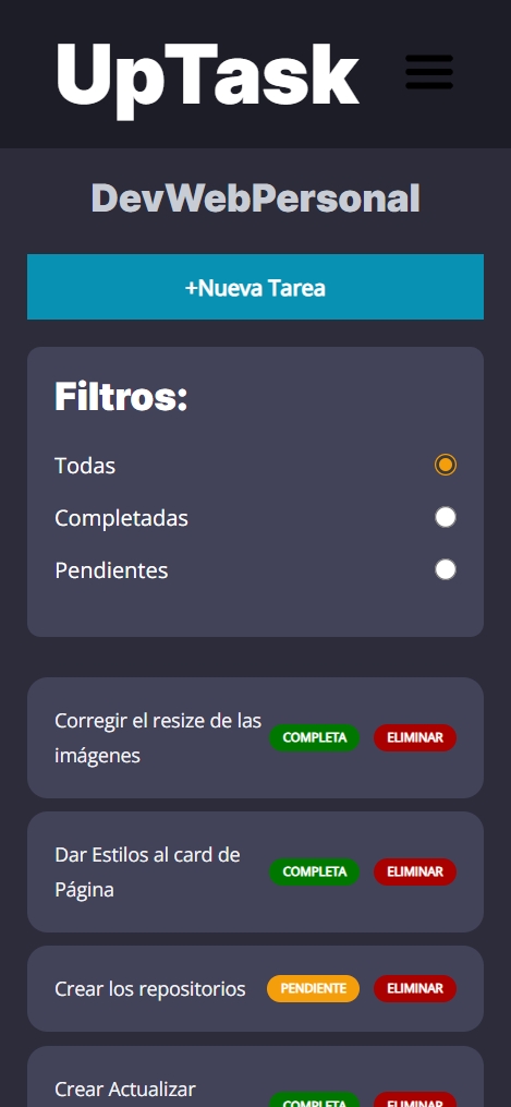 UpTask MVC